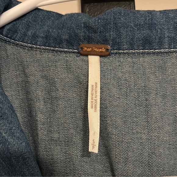 Free People Chester Denim Mini Dress - Picture 3 of 5